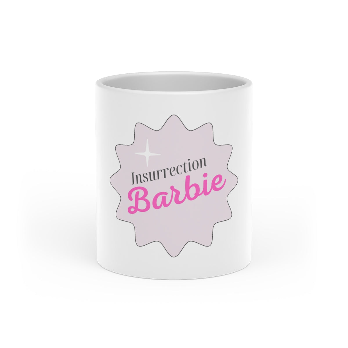Insurrection Barbie Heart-Shaped Mug