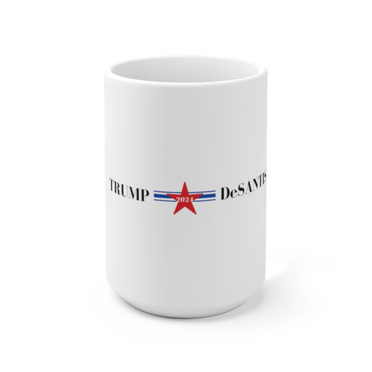 Trump DeSantis Ceramic Mug 15oz