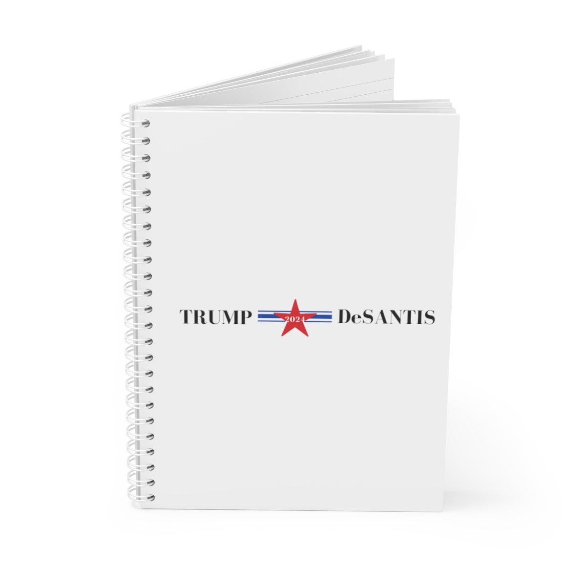 Trump DeSantis Spiral Notebook