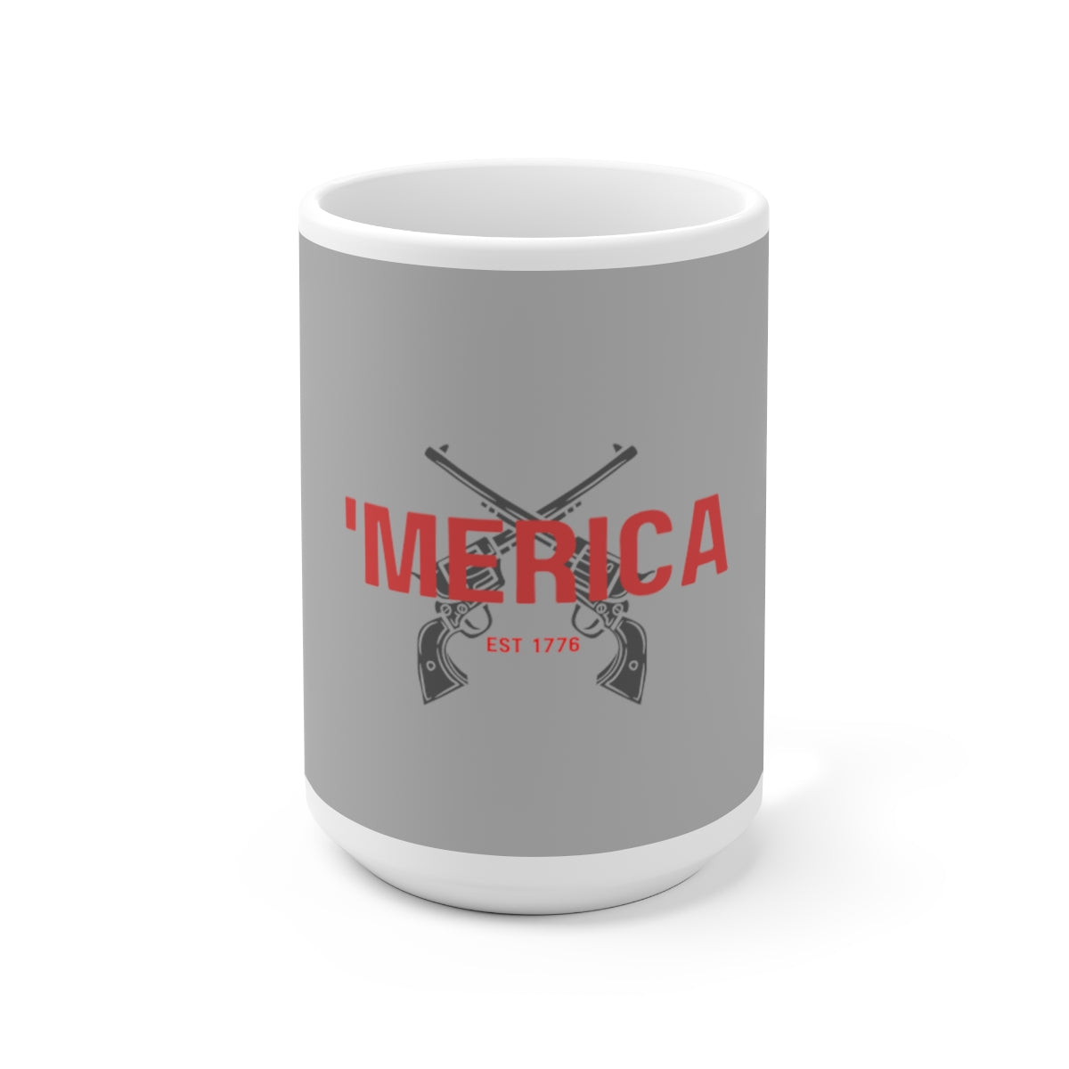 'Merica Gun Ceramic Mug 15oz